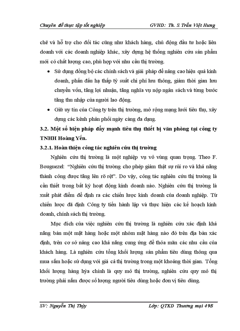 image for page Một số biện pháp thúc đẩy tiêu thụ thiết bị văn phòng tại Công ty TNHH Hoàng Yến