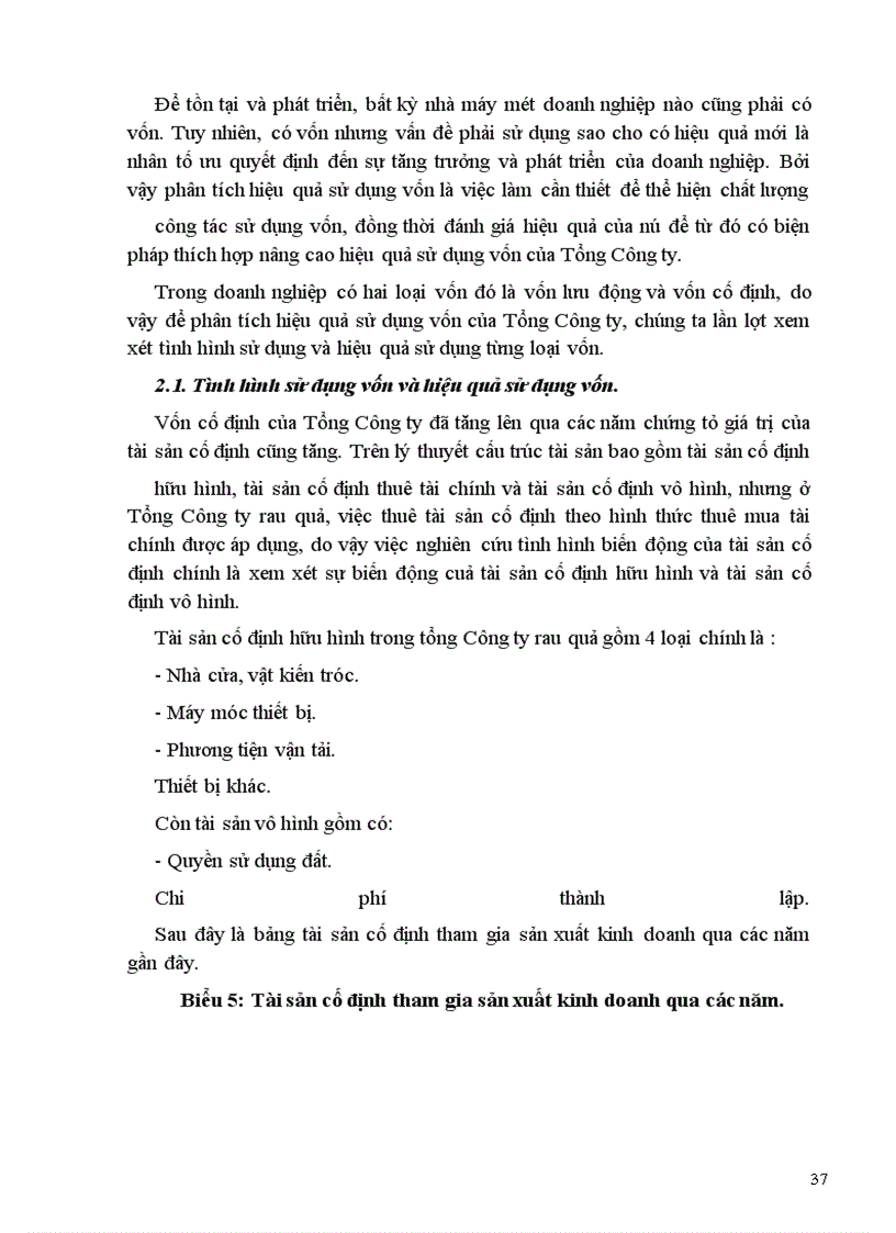 image for page Một số giải pháp nhằm nâng cao hiệu quả sử dụng vốn ở Tổng Công Ty Rau Quả Việt Nam