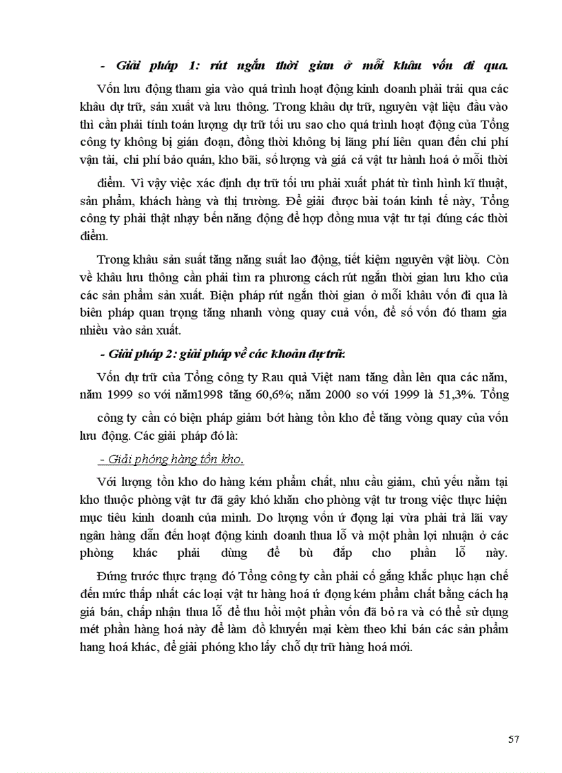 image for page Một số giải pháp nhằm nâng cao hiệu quả sử dụng vốn ở Tổng Công Ty Rau Quả Việt Nam