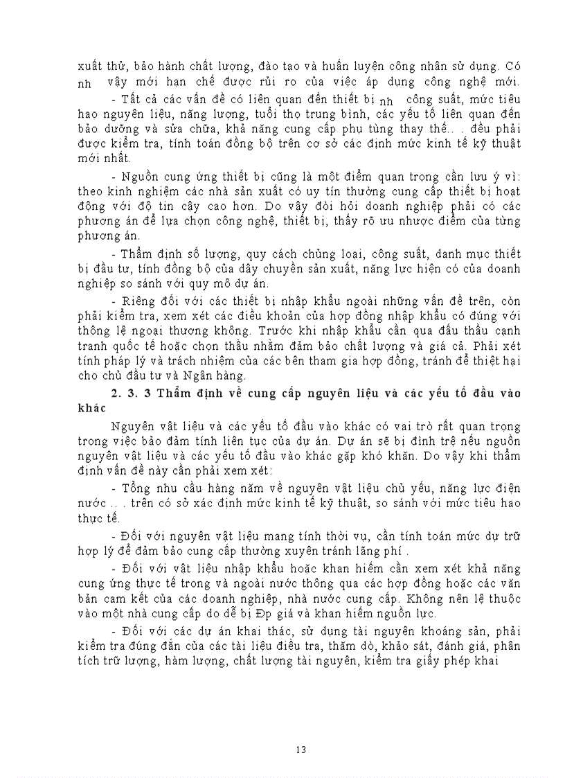 image for page Công tác thẩm định dự án đầu tư tại ngân hàng công thương khu vực II - Hai Bà Trưng
