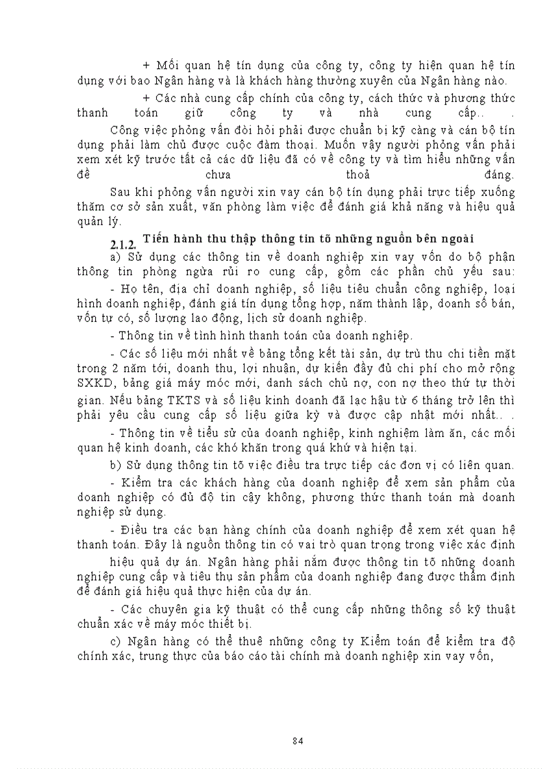 image for page Công tác thẩm định dự án đầu tư tại ngân hàng công thương khu vực II - Hai Bà Trưng