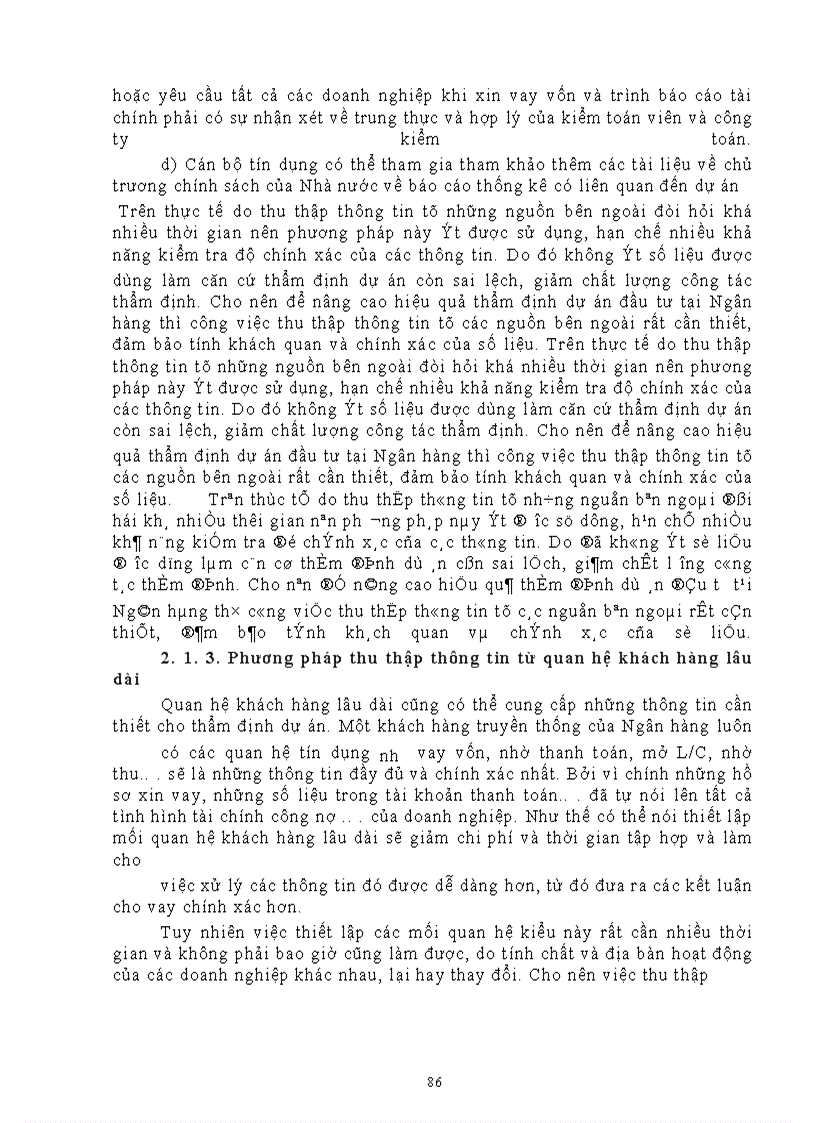 image for page Công tác thẩm định dự án đầu tư tại ngân hàng công thương khu vực II - Hai Bà Trưng