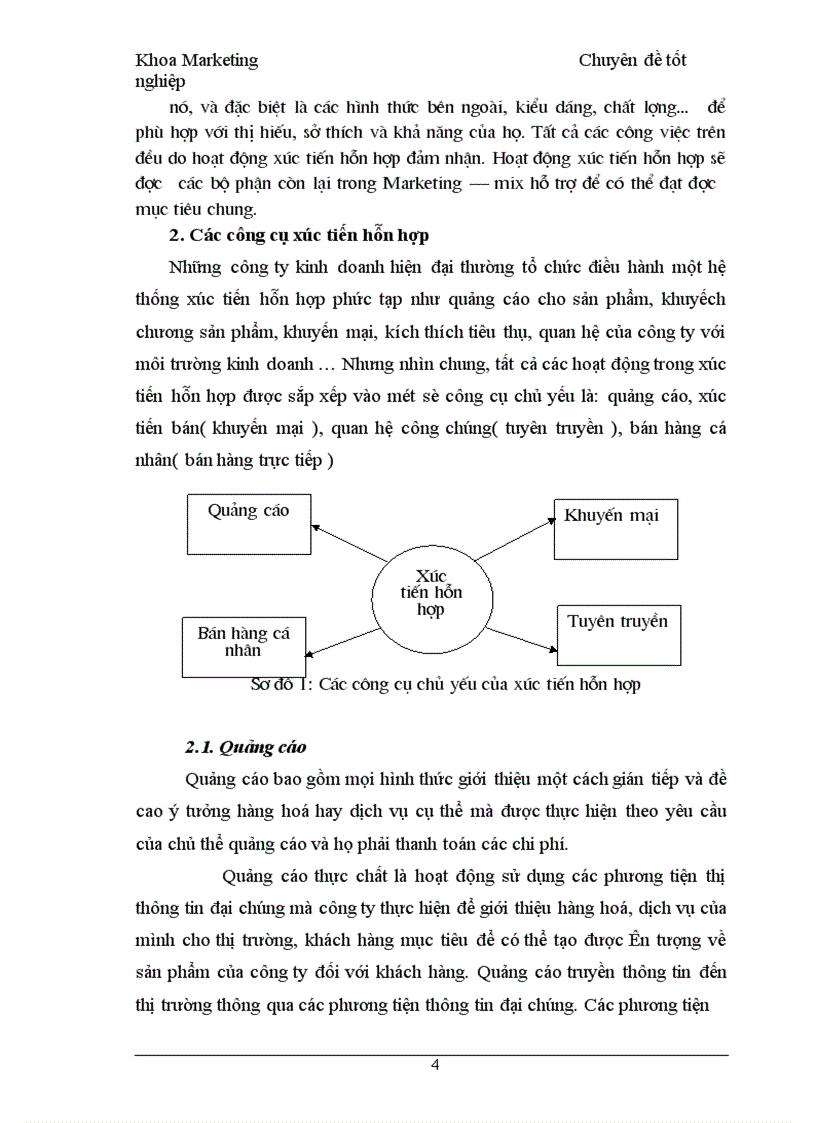 image for page Chính sách xúc tiến hỗn hợp cho sản phẩm nước khoáng Vital của công ty SXKDXNK Bình Minh tại các tỉnh phía bắc