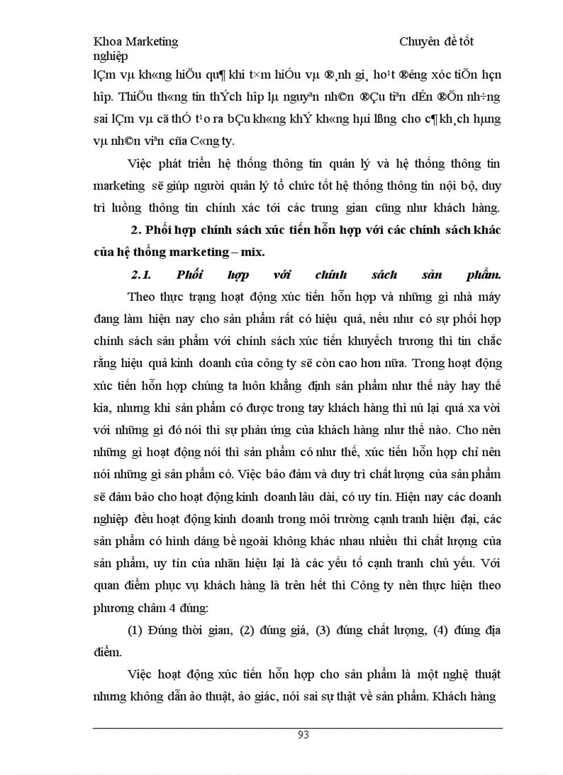 image for page Chính sách xúc tiến hỗn hợp cho sản phẩm nước khoáng Vital của công ty SXKDXNK Bình Minh tại các tỉnh phía bắc