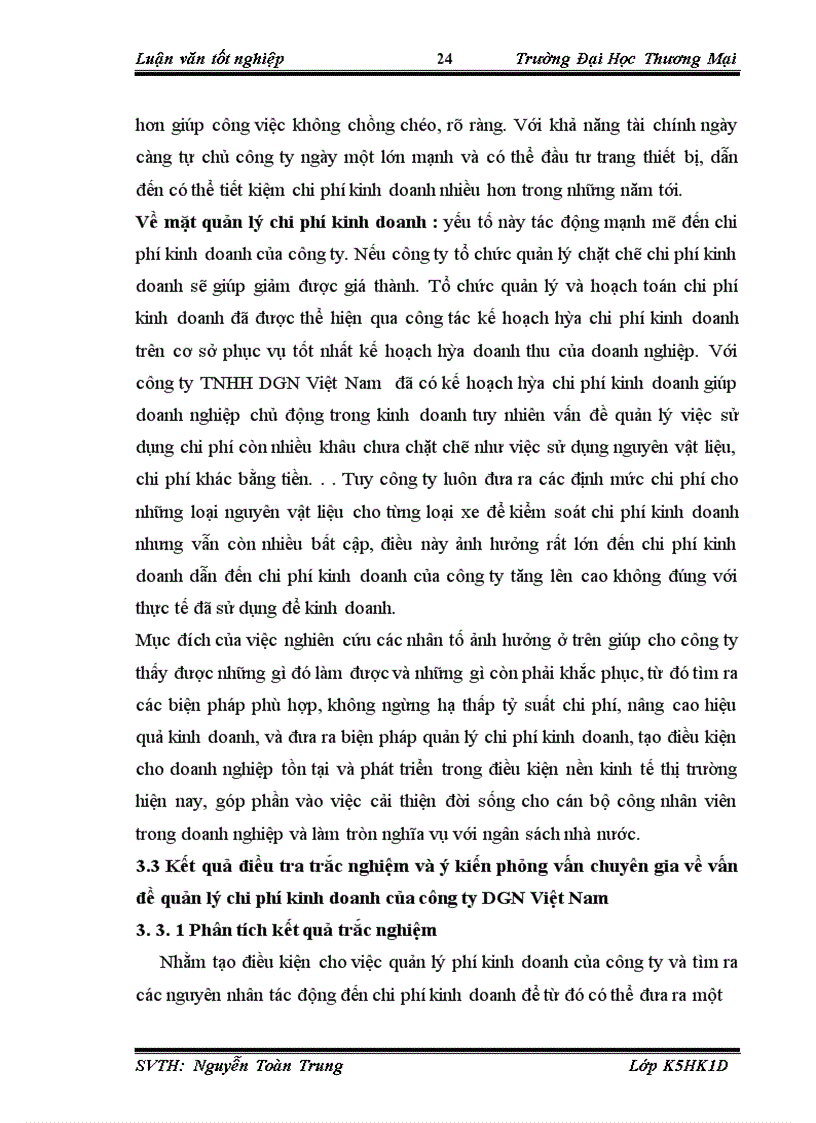 image for page Một số giải pháp hoàn thiện quản lý chi phí kinh doanh của công tyy TNHH DGN Việt Nam