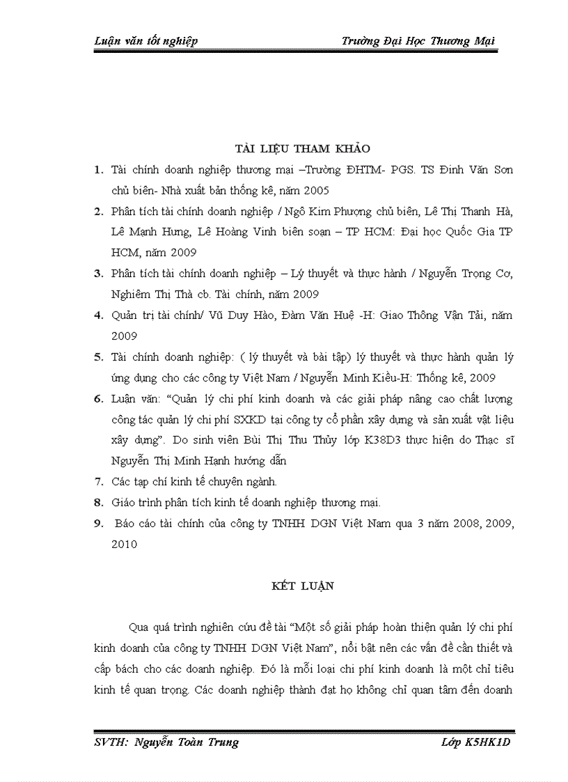 image for page Một số giải pháp hoàn thiện quản lý chi phí kinh doanh của công tyy TNHH DGN Việt Nam