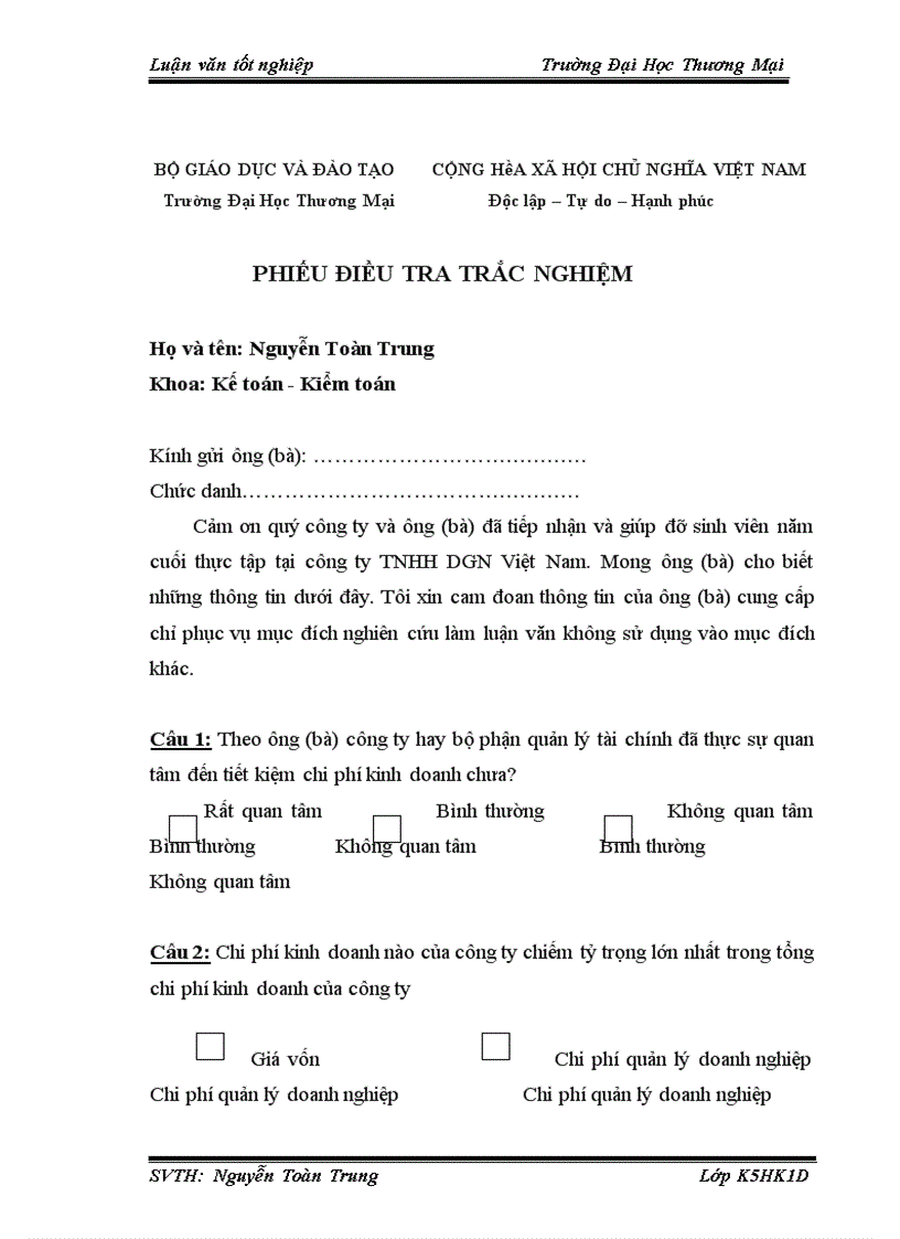 image for page Một số giải pháp hoàn thiện quản lý chi phí kinh doanh của công tyy TNHH DGN Việt Nam