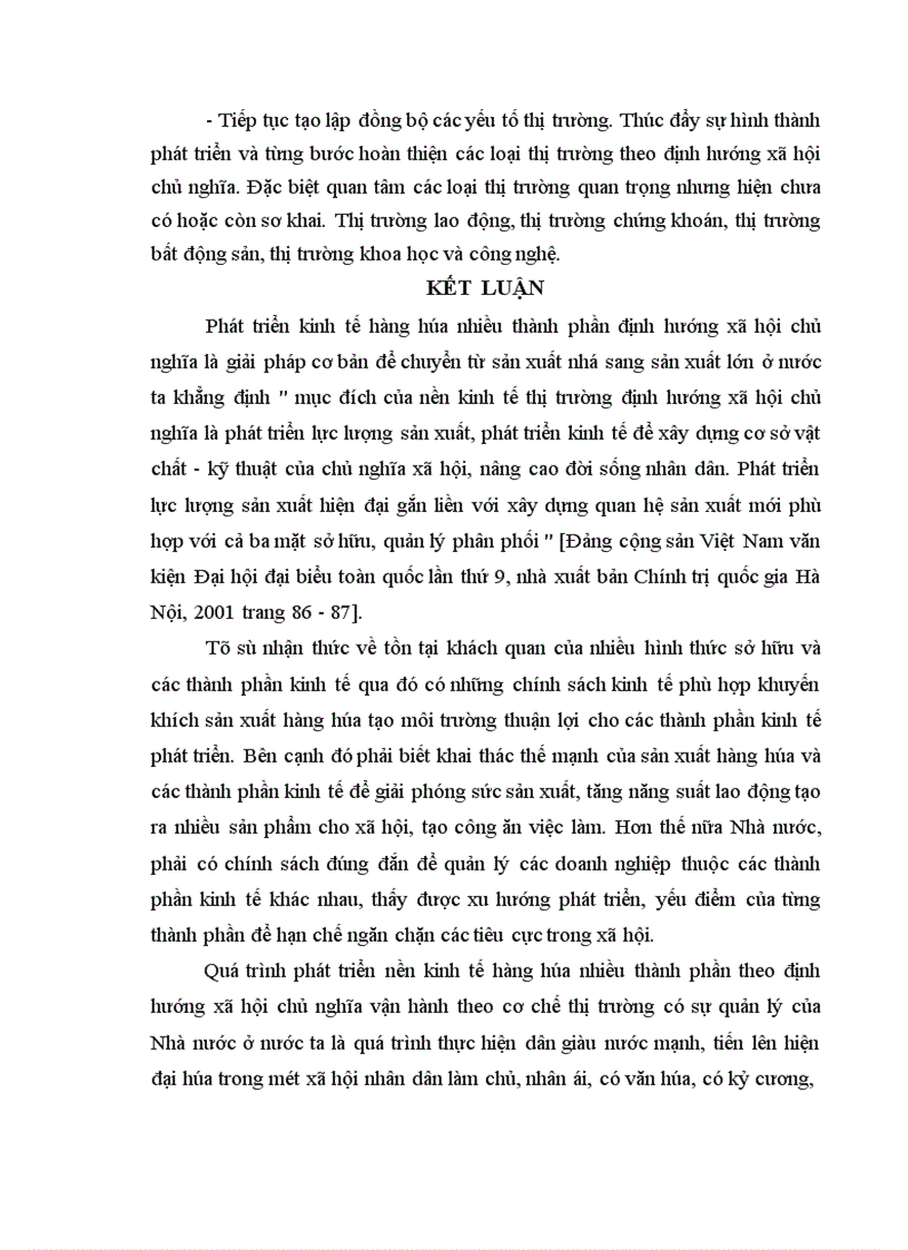 image for page Cơ sở lí luận của việc phát triển kinh tế hàng hóa nhiều thành phần trong thời kỳ quá độ