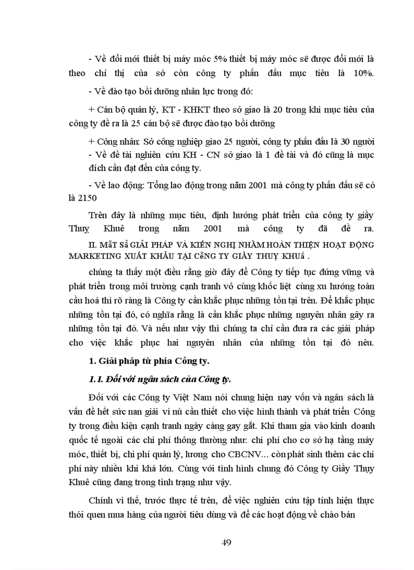 image for page Một số giải pháp nhằm hoàn thiện hoạt động Marketing xuất khẩu tại Công ty Giầy Thụy Khuê