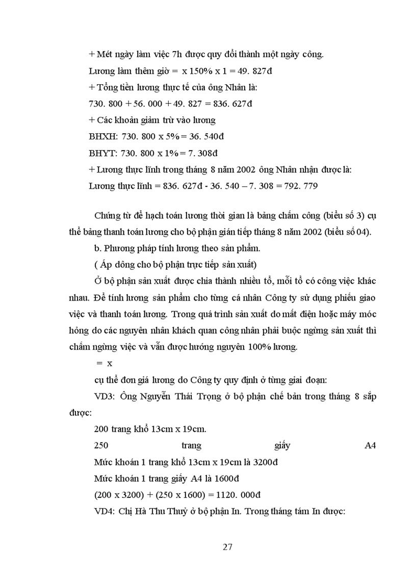 image for page Kế toán tiền lương và các khoản trích theo lương tại Công ty In – PHS TBTH Quảng Trị.