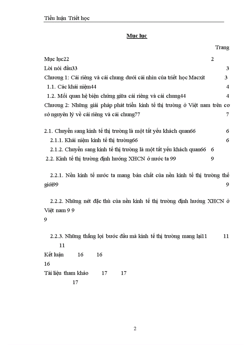 image for page Những giải pháp phát triển kinh tế thị trường ở Việt nam trên cơ sở nguyên lý về cái riêng và cái chung