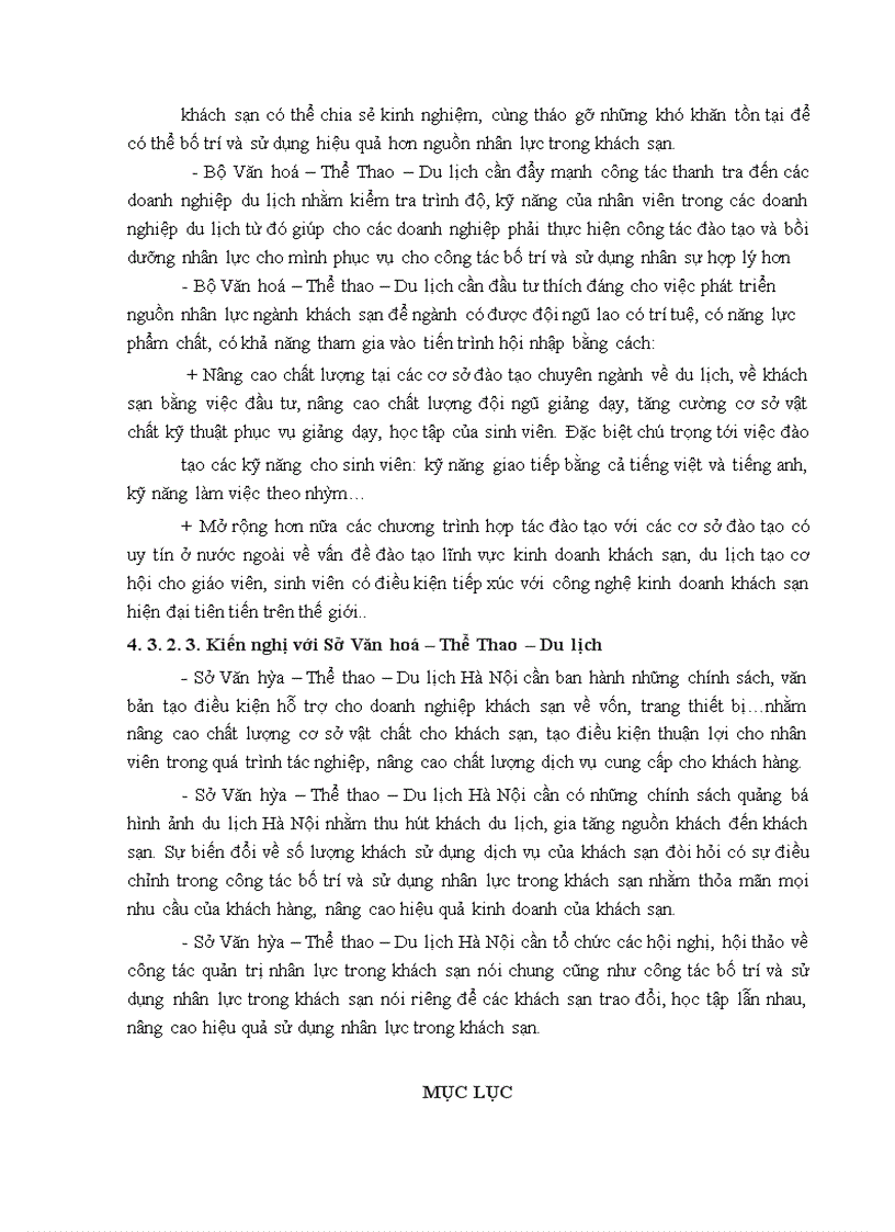 image for page Hoàn thiện bố trí và sử dụng nhân lực tại khách sạn Platinum