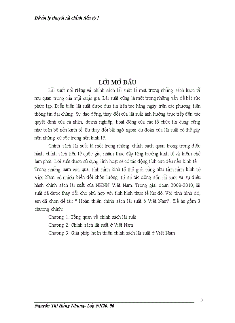 image for page Hoàn thiện chính sách lãi suất ở Việt Nam