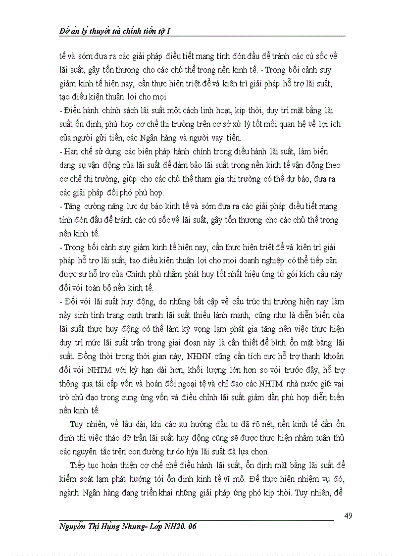 image for page Hoàn thiện chính sách lãi suất ở Việt Nam