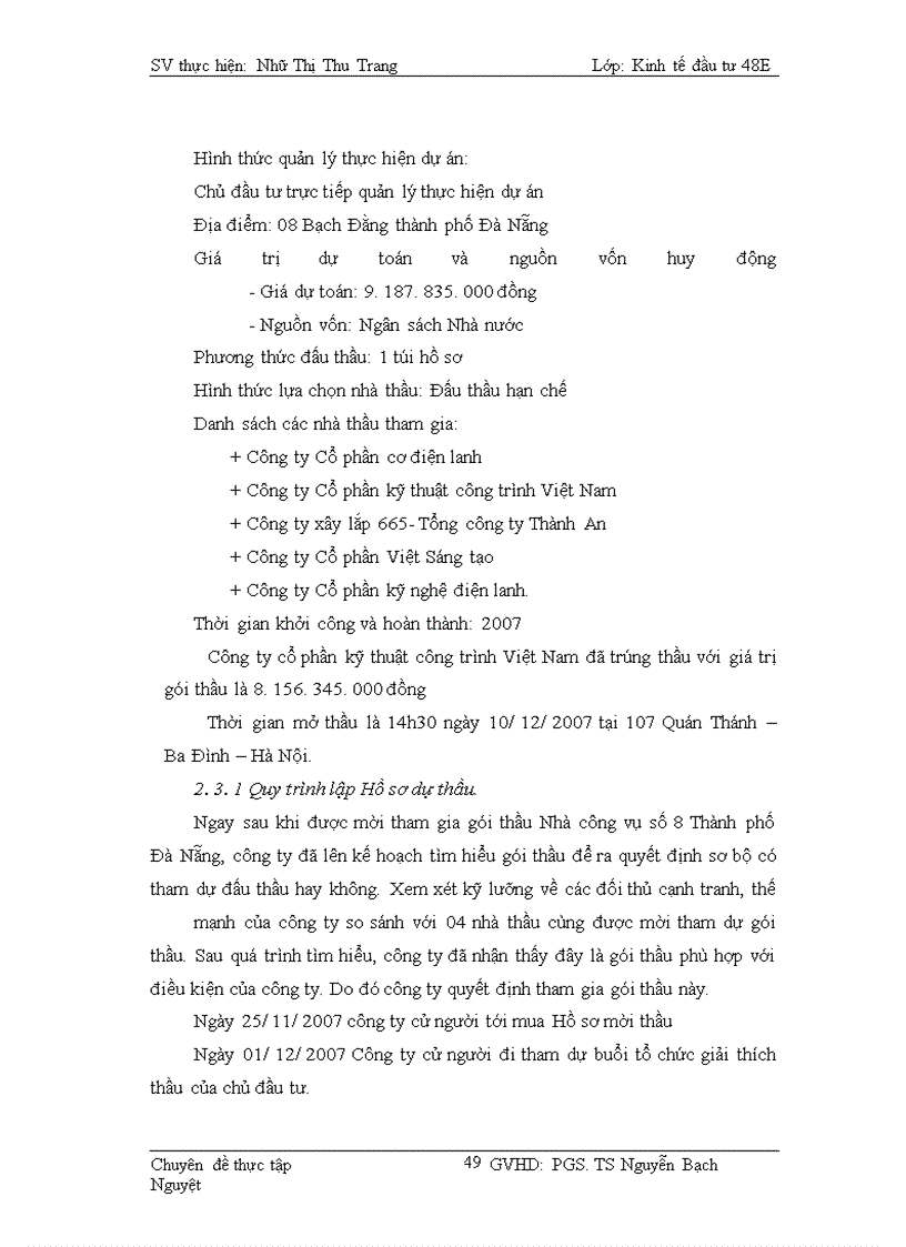 image for page Thực trạng và giải pháp nhằm nâng cao sức cạnh tranh trong đấu thầu ở Công ty Cổ phần kỹ thuật công trình Việt Nam – 2T