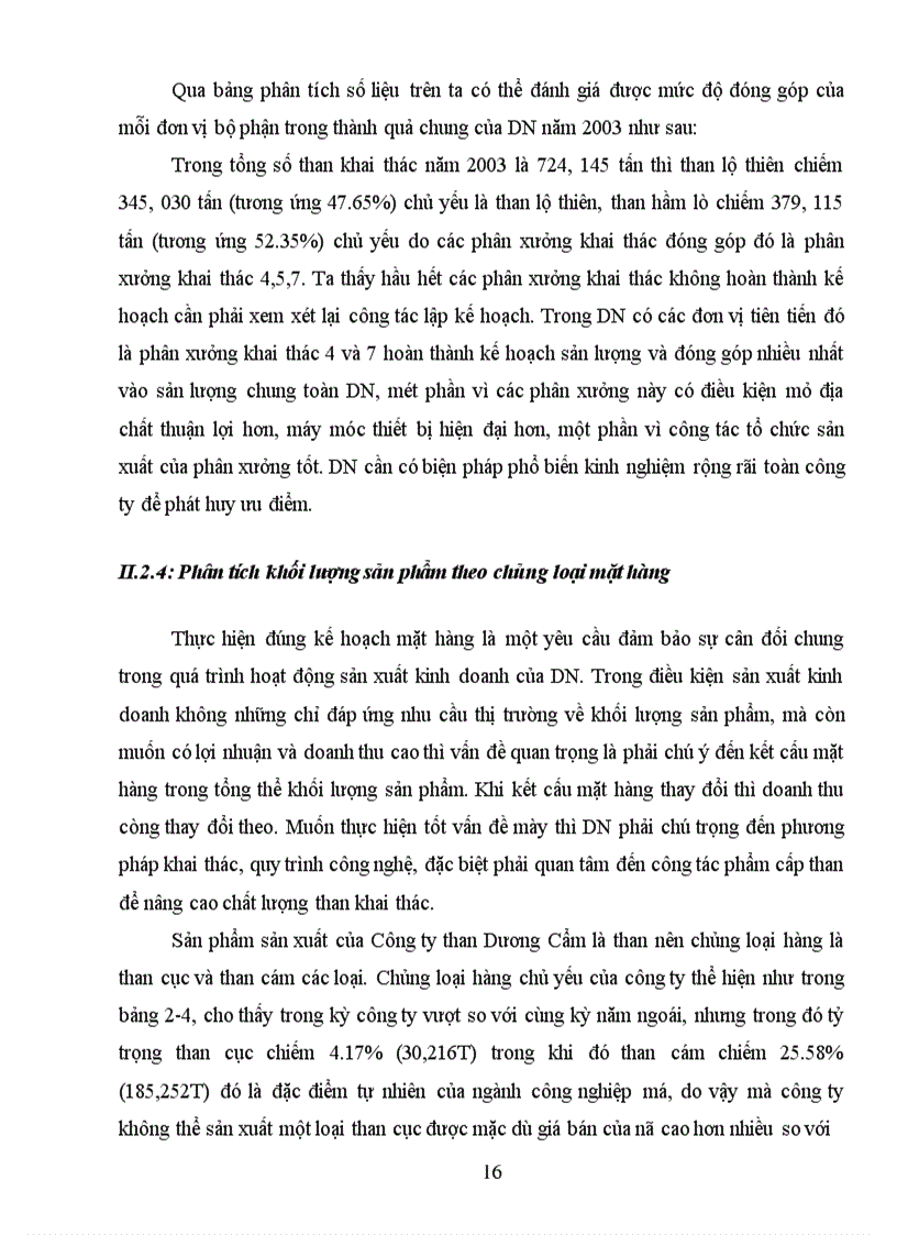 image for page Tình hình sản xuất kinh doanh của Công ty than Dương Cẩm năm 2003