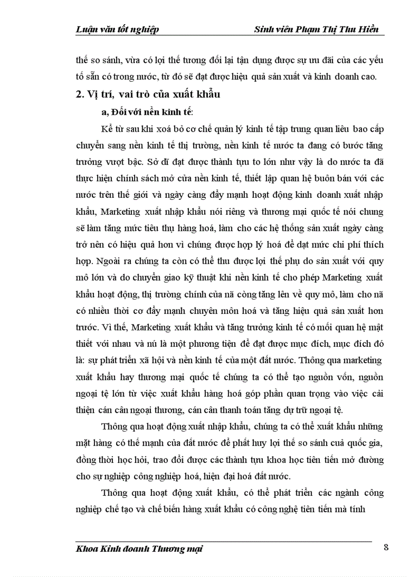 image for page Hoàn thiện các giải pháp MAR- MIX xuất khẩu hàng may mặc của công ty May 10 sang thị trường EU