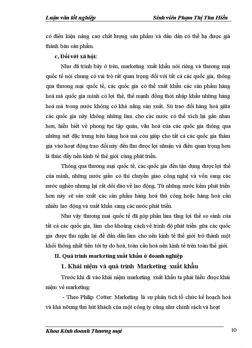 image for page Hoàn thiện các giải pháp MAR- MIX xuất khẩu hàng may mặc của công ty May 10 sang thị trường EU
