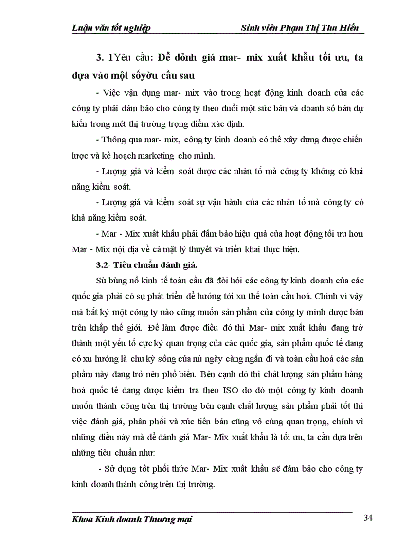 image for page Hoàn thiện các giải pháp MAR- MIX xuất khẩu hàng may mặc của công ty May 10 sang thị trường EU