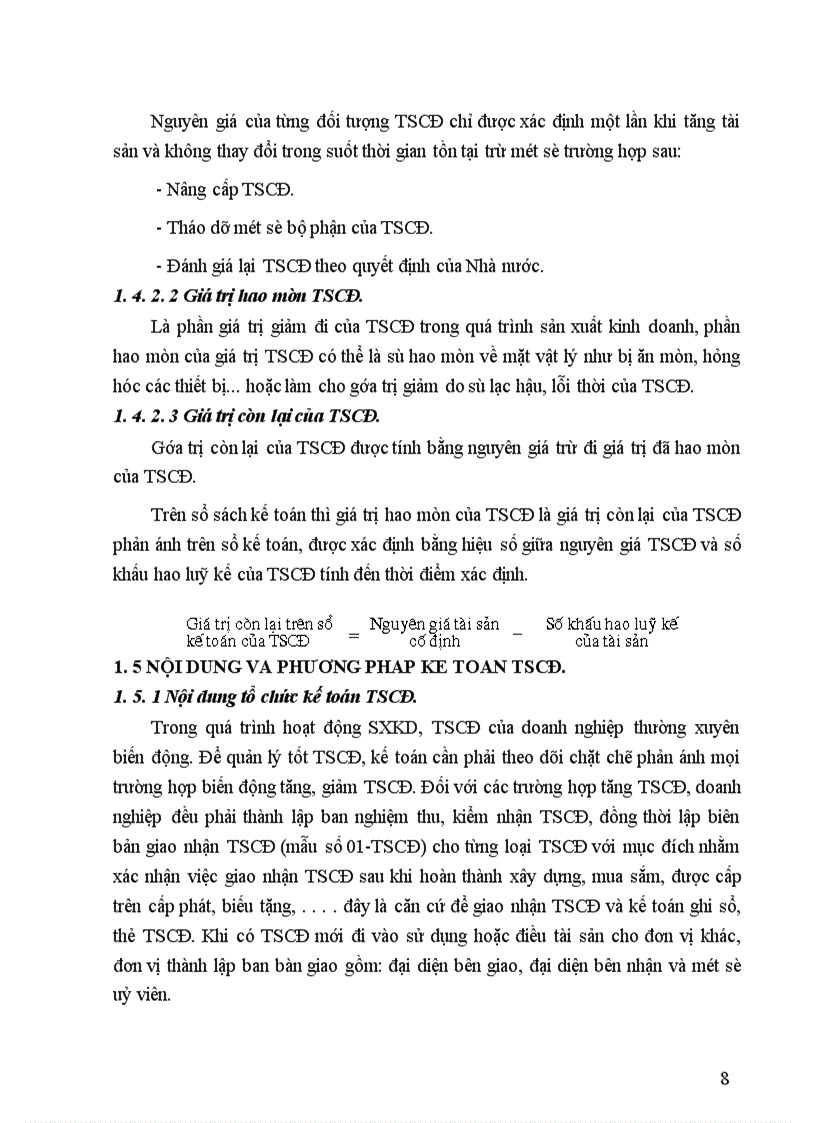 image for page Tổ chức hạch toán TSCĐ với việc quản lý và nâng cao hiệu quả sử dụng TSCĐ