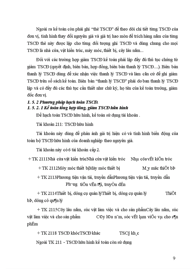 image for page Tổ chức hạch toán TSCĐ với việc quản lý và nâng cao hiệu quả sử dụng TSCĐ