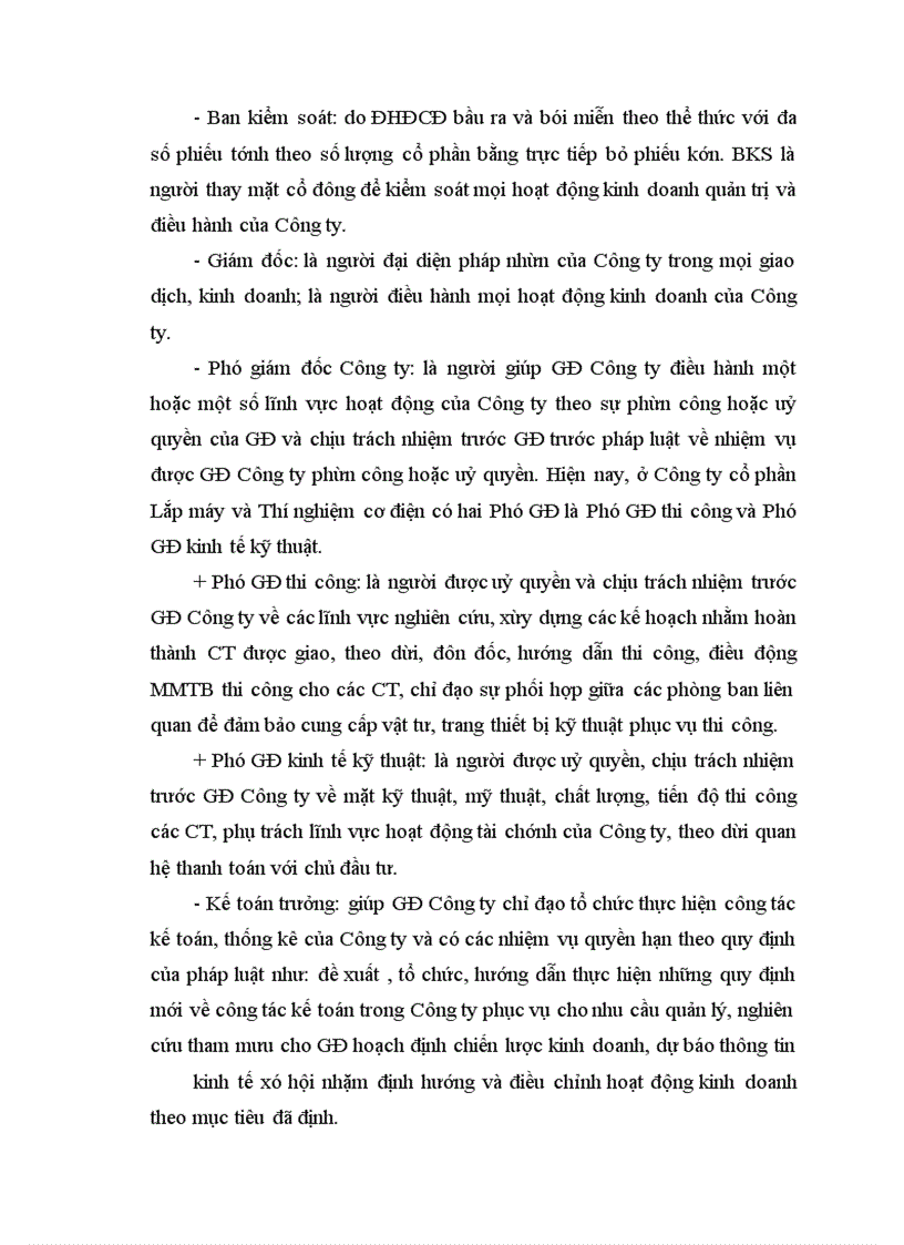 image for page Thực trạng kế toán chi phí sản xuất và tính giá thành sản phẩm xây lắp tại công ty cổ phẩn lắp máy và thí nghiệm cơ điện