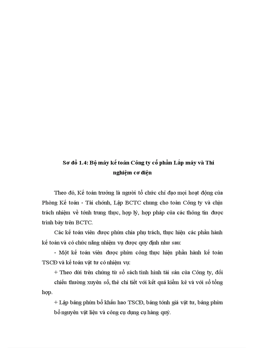 image for page Thực trạng kế toán chi phí sản xuất và tính giá thành sản phẩm xây lắp tại công ty cổ phẩn lắp máy và thí nghiệm cơ điện