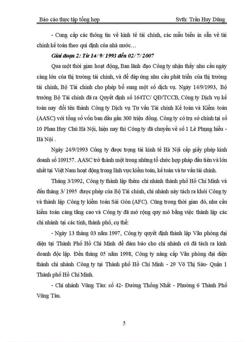 image for page Báo cáo thực tập tại công ty dịch vụ tư vấn tài chính kế toán và kiểm toán