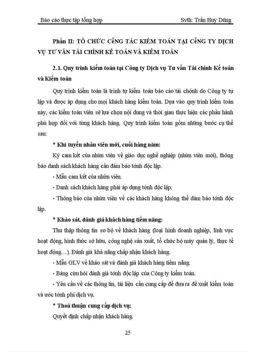 image for page Báo cáo thực tập tại công ty dịch vụ tư vấn tài chính kế toán và kiểm toán