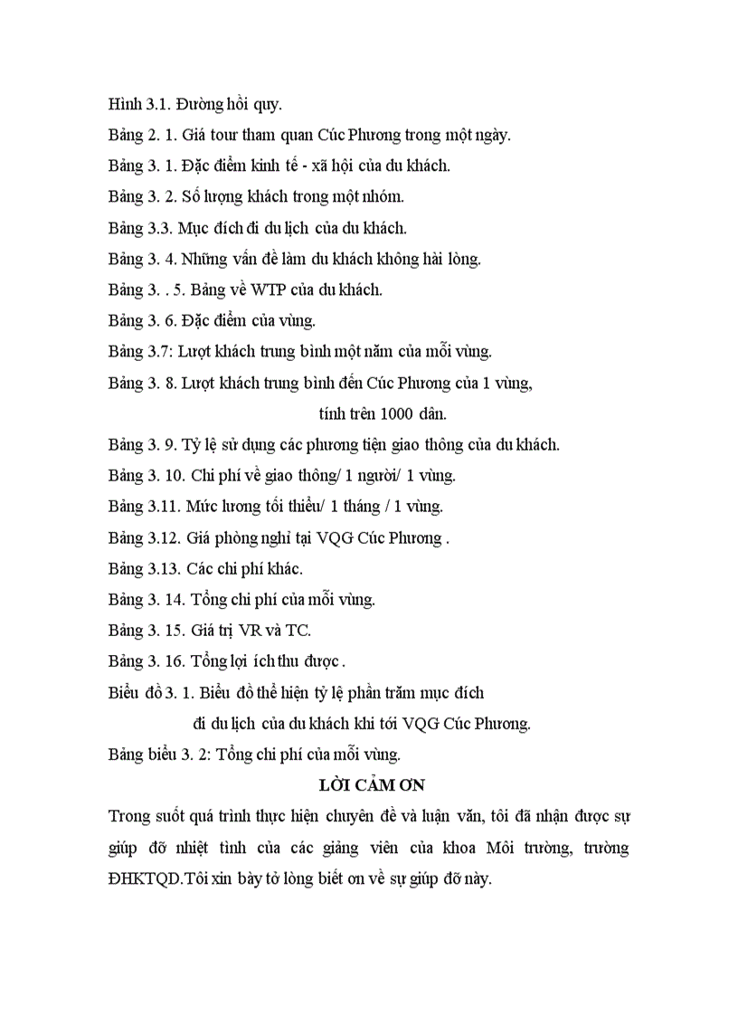 image for page Áp dụng phương pháp chi phí du lịch ( tcm ) để đánh giá giá trị cảnh quan của vqg cúc phương.