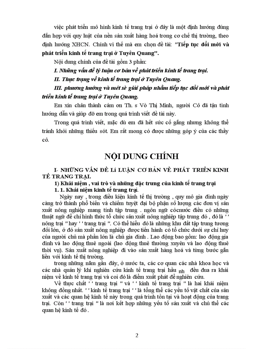 image for page Tiếp tục đổi mới và phát triển kinh tế trang trại ở Tuyên Quang