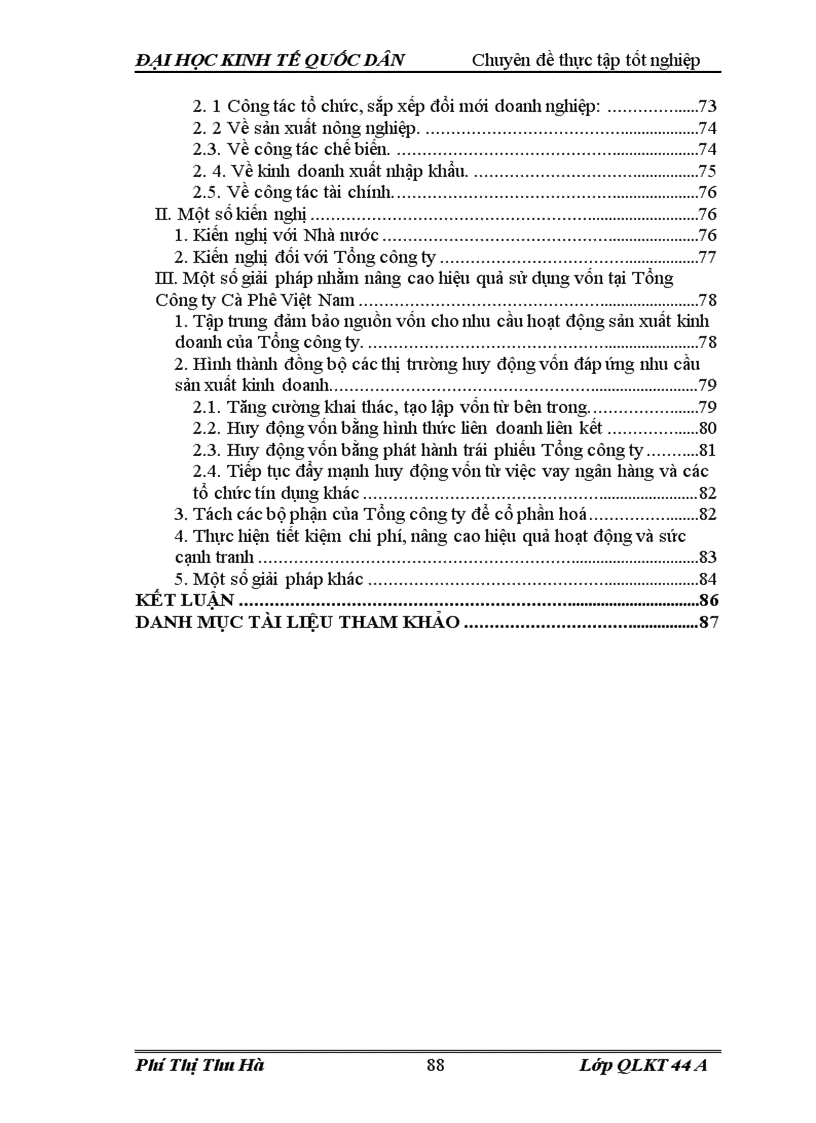 image for page Nâng cao hiệu quả sử dụng vốn tại Tổng công ty cà phê Việt Nam