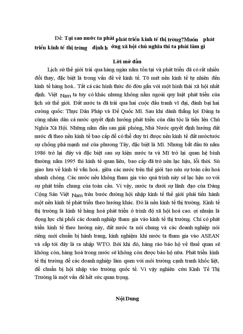 image for page Phát triển kinh tế thị trường
