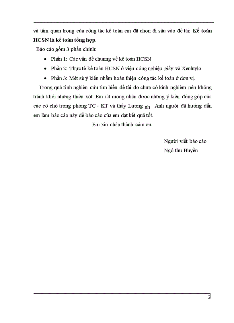 image for page Kế toán HCSN là kế toán tổng hợp