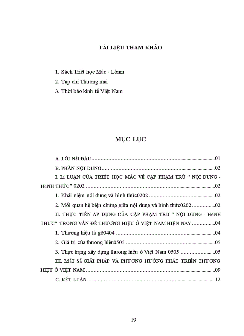 image for page Lý luận của Triết học Mác về cặp phạm trù Nội dung - hình thức