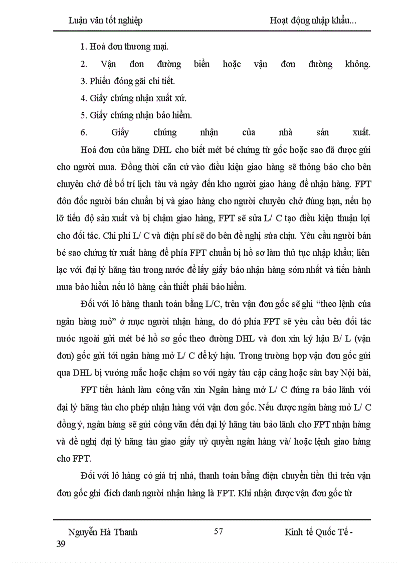 image for page Hoạt động nhập khẩu máy vi tính và phụ kiện máy vi tính của công ty FPT