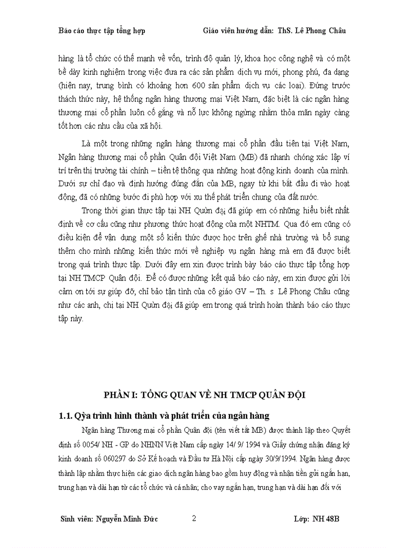 image for page Hoạt động của nh tmcp quân đội