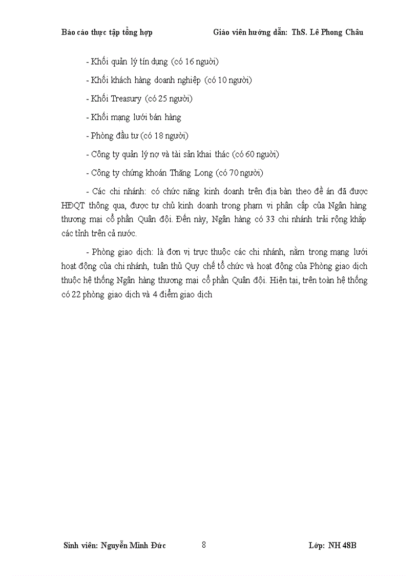 image for page Hoạt động của nh tmcp quân đội