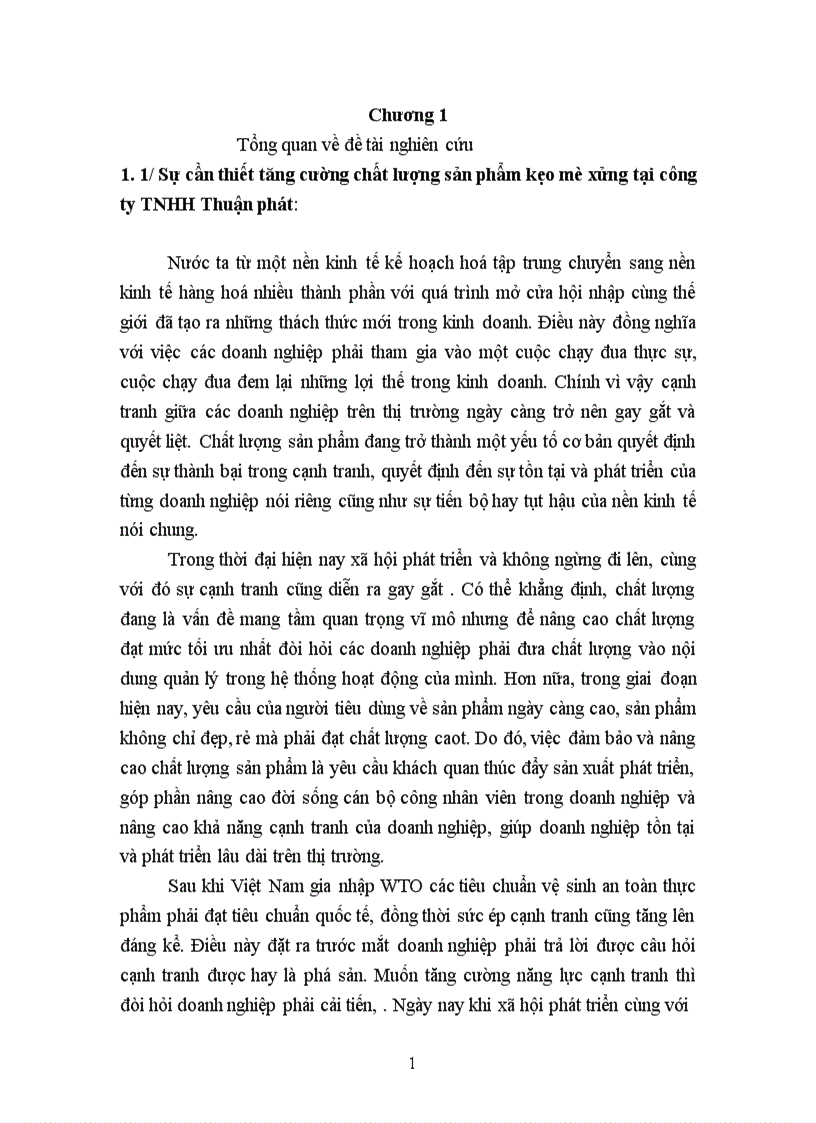image for page Trong thời gian thực tập ở công ty em xin lựa chọn đi sâu nghiên cứu về sản kẹo mè xửng