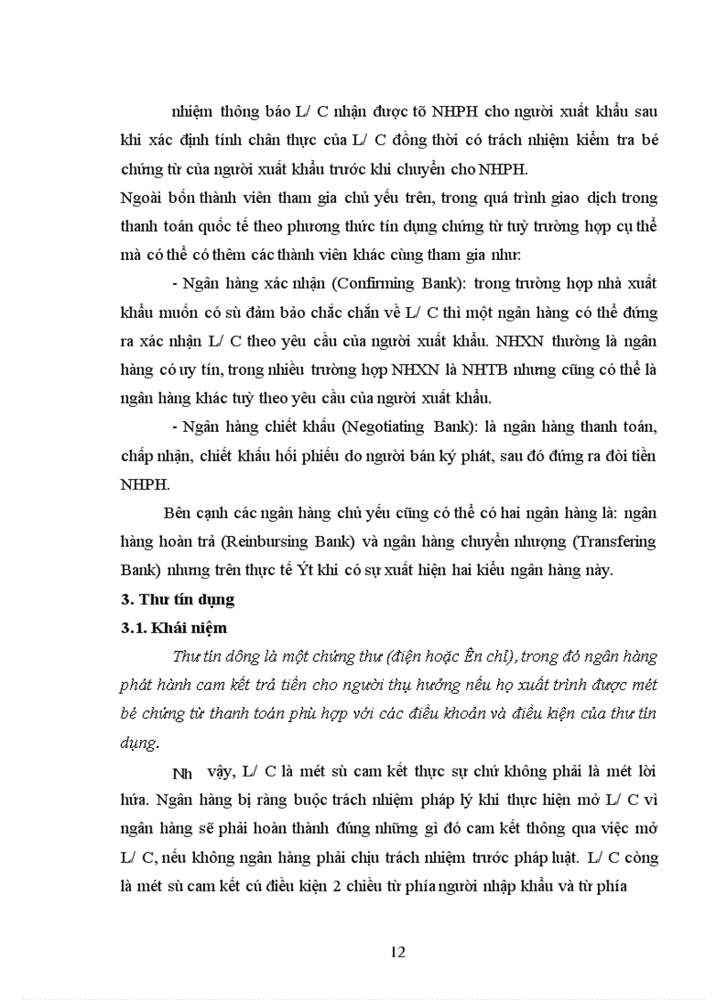 image for page Rủi ro trong phương thức thanh toán Tín dụng chứng từ và các giải pháp hạn chế rủi ro tại Sở giao dịch Ngân hàng Nông nghiệp và Phát triển Nông thôn Việt Nam