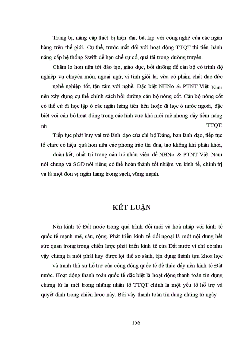 image for page Rủi ro trong phương thức thanh toán Tín dụng chứng từ và các giải pháp hạn chế rủi ro tại Sở giao dịch Ngân hàng Nông nghiệp và Phát triển Nông thôn Việt Nam