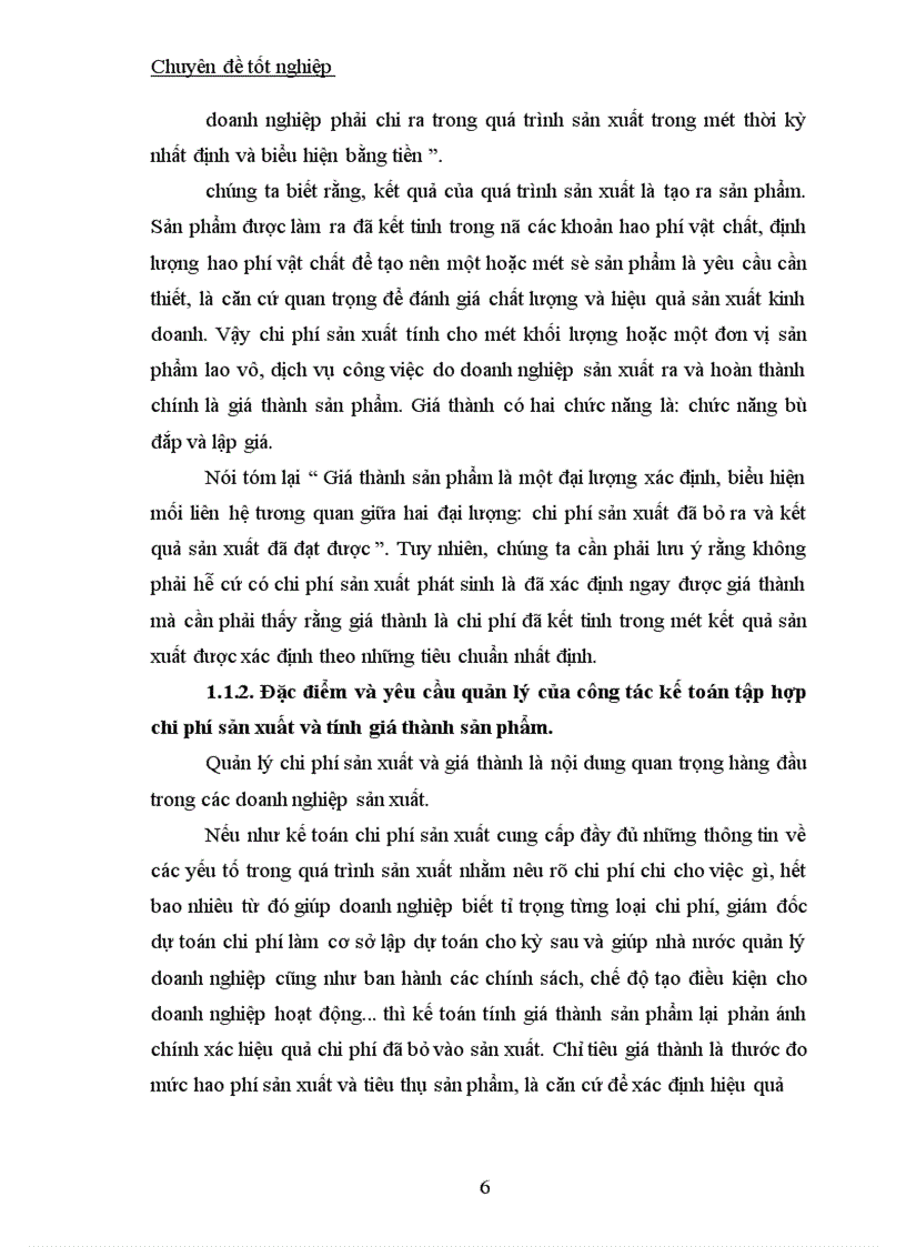 image for page Công tác kế toán tập hợp chi phí sản xuất và tính giá thành sản phẩm tại Công ty TNHH Thế Anh