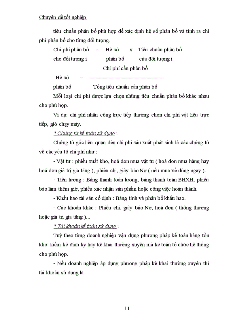 image for page Công tác kế toán tập hợp chi phí sản xuất và tính giá thành sản phẩm tại Công ty TNHH Thế Anh