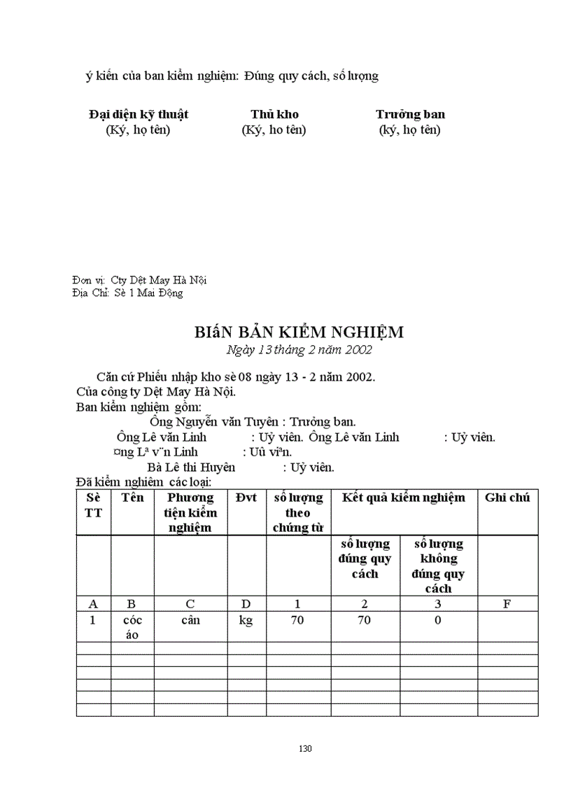 image for page Hạch toán kế toán tại công ty Dệt May Hà Nội