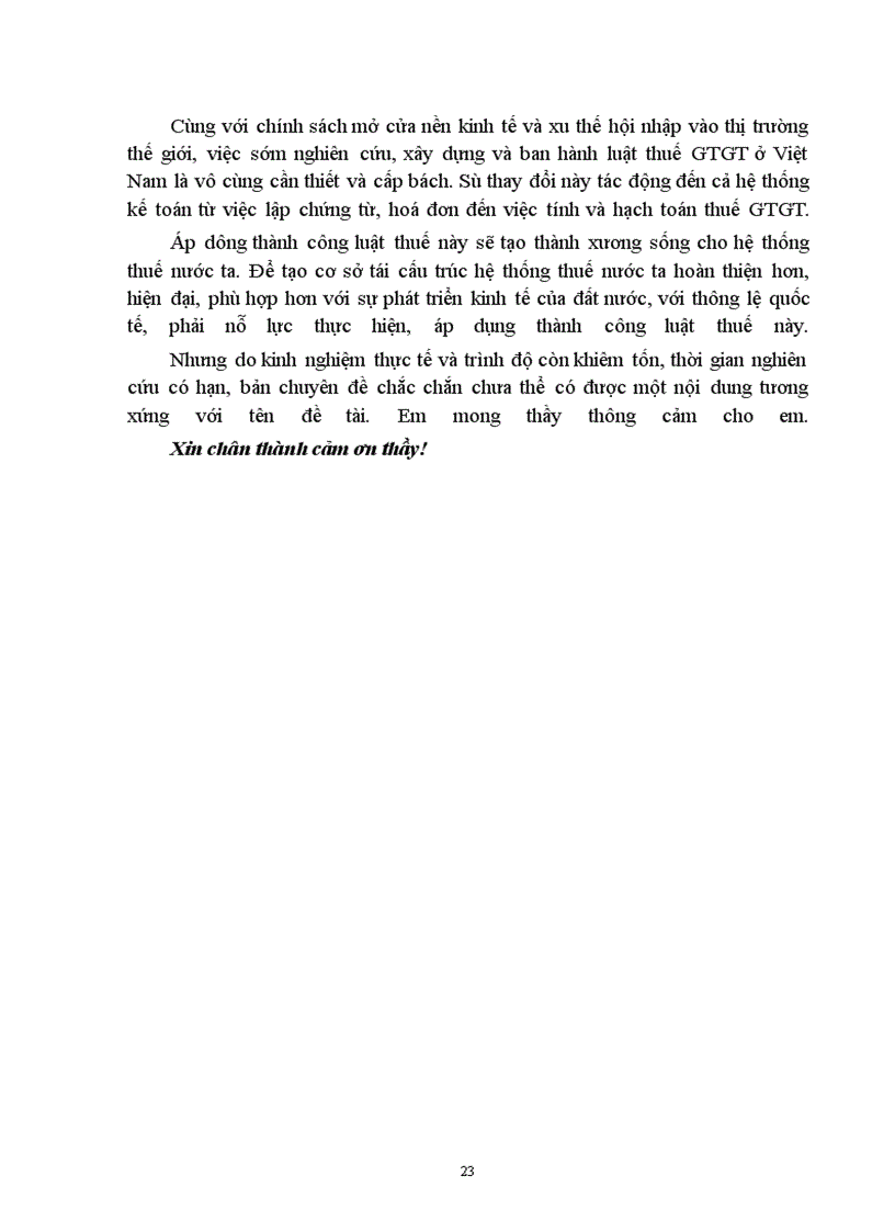 image for page Công tác tính và hạch toán thuế giá trị gia tăng trong việc vận dụng nó ở nước ta hiện nay