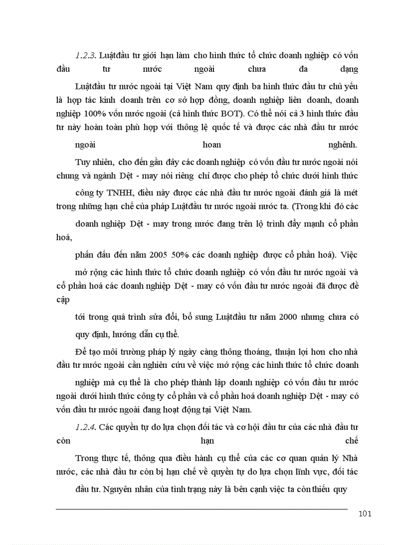 image for page Một số giải pháp nhằm nâng cao năng lực quản lý Nhà nước đối với hoạt động đầu tư trực tiếp nước ngoài trong lĩnh vực Dệt- may
