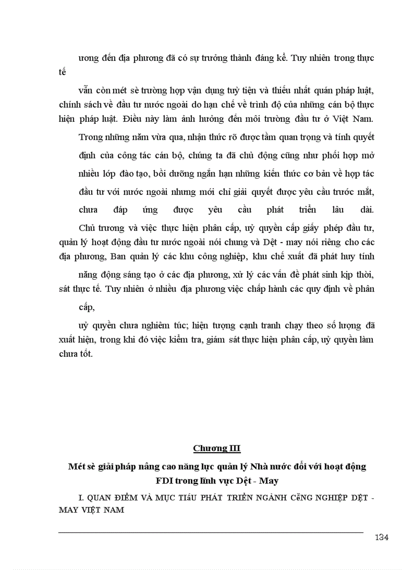 image for page Một số giải pháp nhằm nâng cao năng lực quản lý Nhà nước đối với hoạt động đầu tư trực tiếp nước ngoài trong lĩnh vực Dệt- may