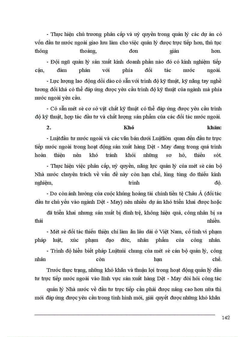 image for page Một số giải pháp nhằm nâng cao năng lực quản lý Nhà nước đối với hoạt động đầu tư trực tiếp nước ngoài trong lĩnh vực Dệt- may