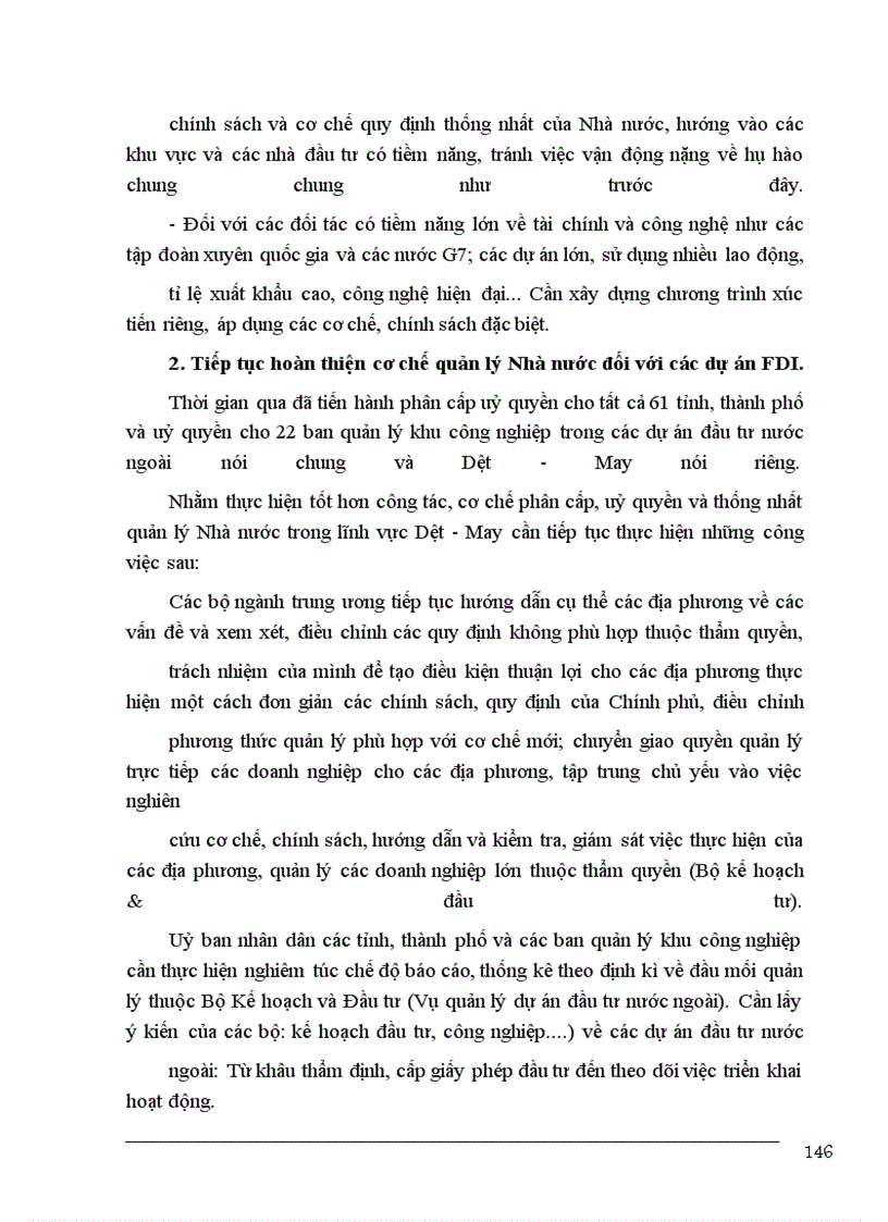 image for page Một số giải pháp nhằm nâng cao năng lực quản lý Nhà nước đối với hoạt động đầu tư trực tiếp nước ngoài trong lĩnh vực Dệt- may