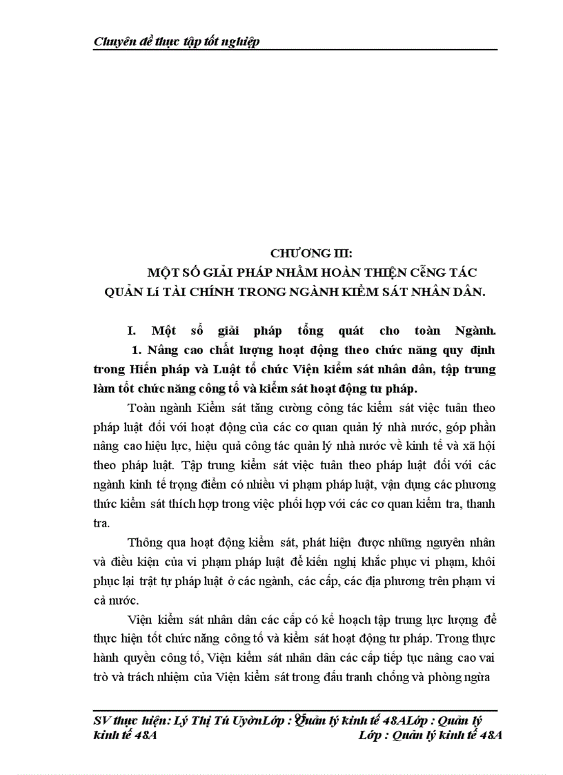 image for page Một số giải pháp nhằm hoàn thiện công tác quản lý tài chính của ngành Kiểm sát nhân dân